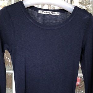 Michael Stars long-sleeve blue t-shirt. OS